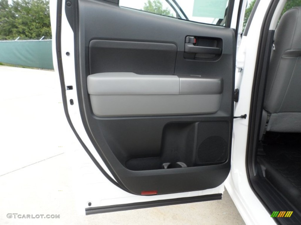 2012 Toyota Tundra Double Cab Graphite Door Panel Photo #66713902