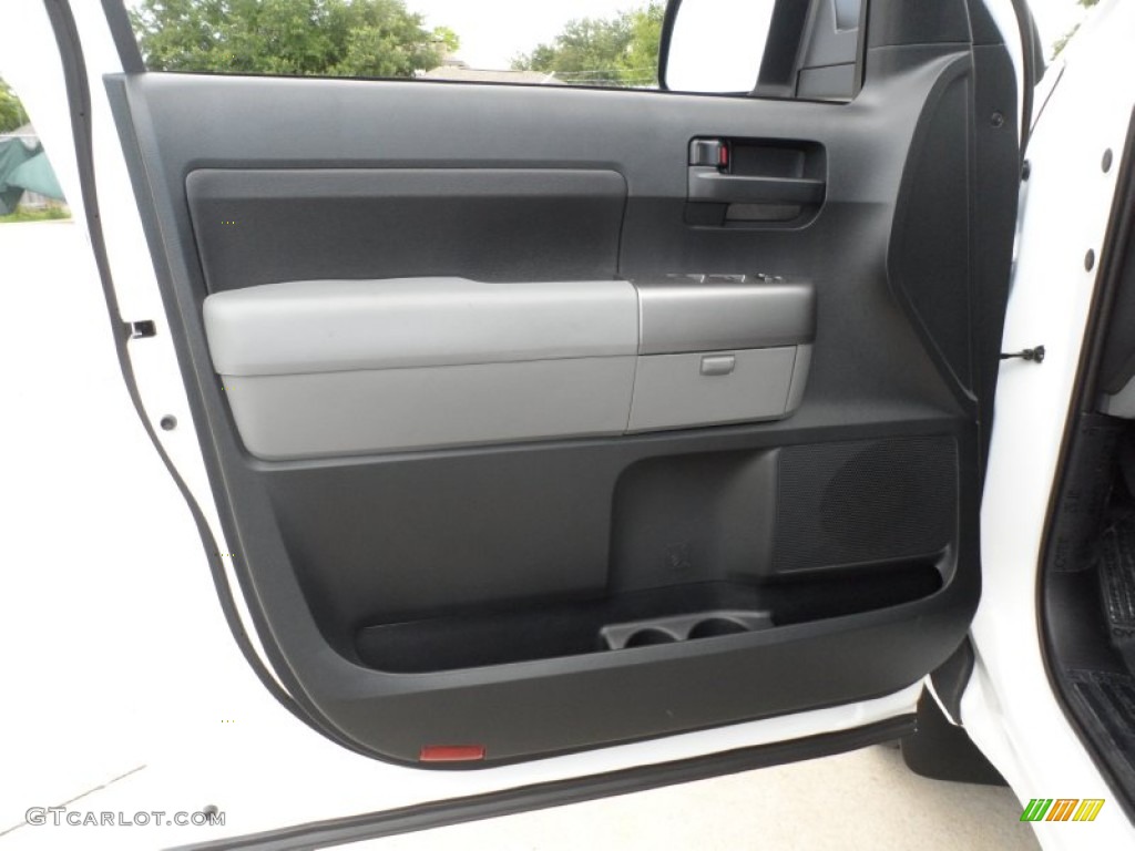 2012 Toyota Tundra Double Cab Graphite Door Panel Photo #66713924