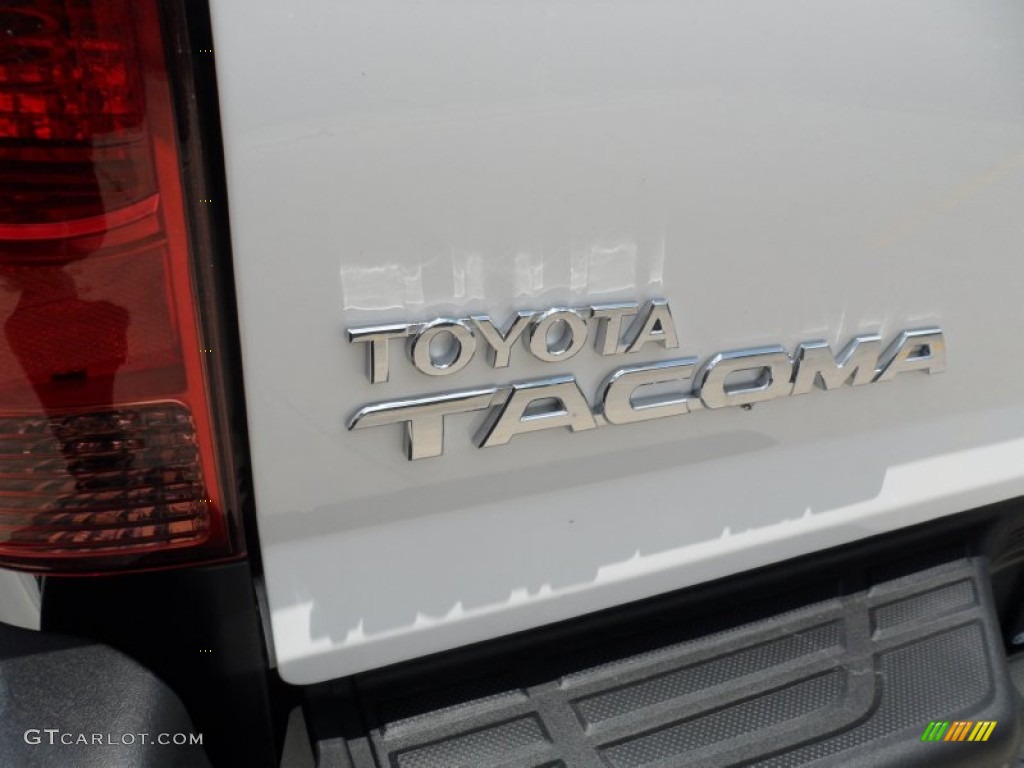 2012 Tacoma V6 Prerunner Double Cab - Super White / Graphite photo #15