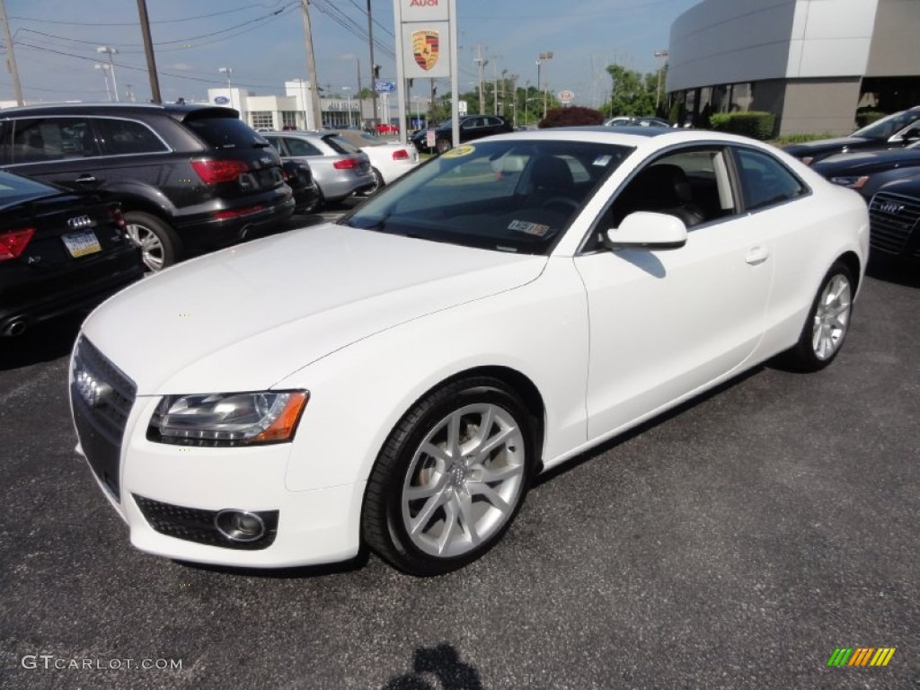 Ibis White 2012 Audi A5 2.0T quattro Coupe Exterior Photo #66716279