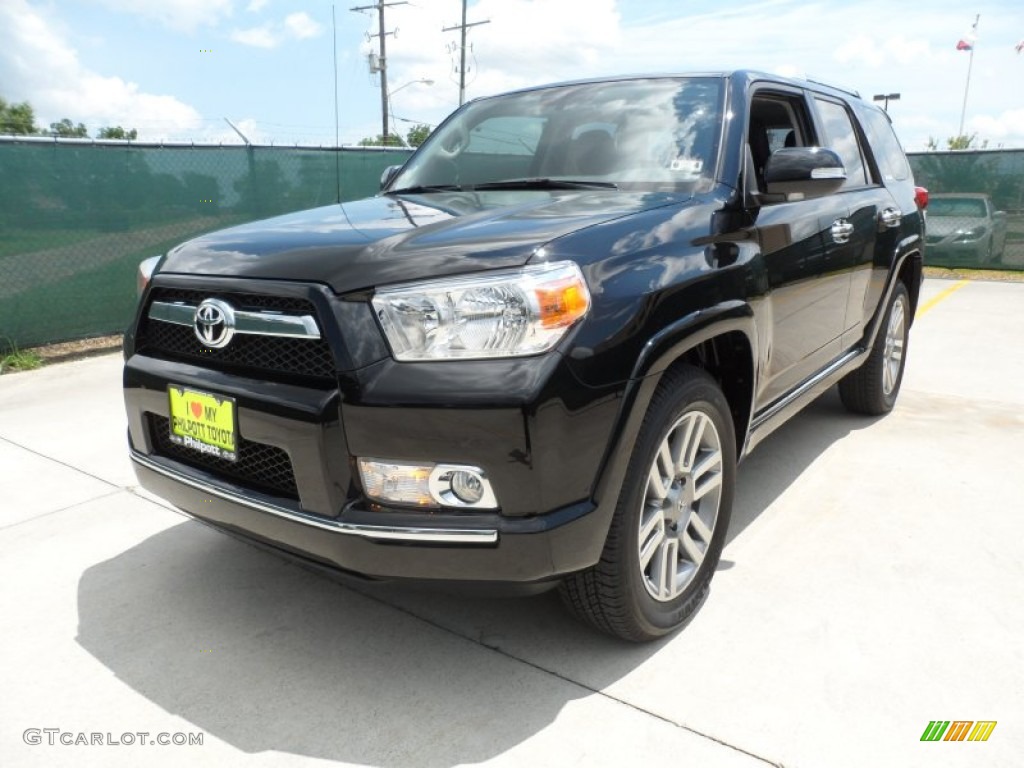 2012 4Runner Limited - Black / Black Leather photo #7