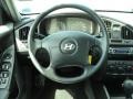 Gray 2005 Hyundai Elantra GLS Sedan Steering Wheel