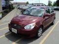 2009 Wine Red Hyundai Accent GLS 4 Door  photo #1