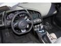 Black Fine Nappa Leather Dashboard Photo for 2011 Audi R8 #66717446
