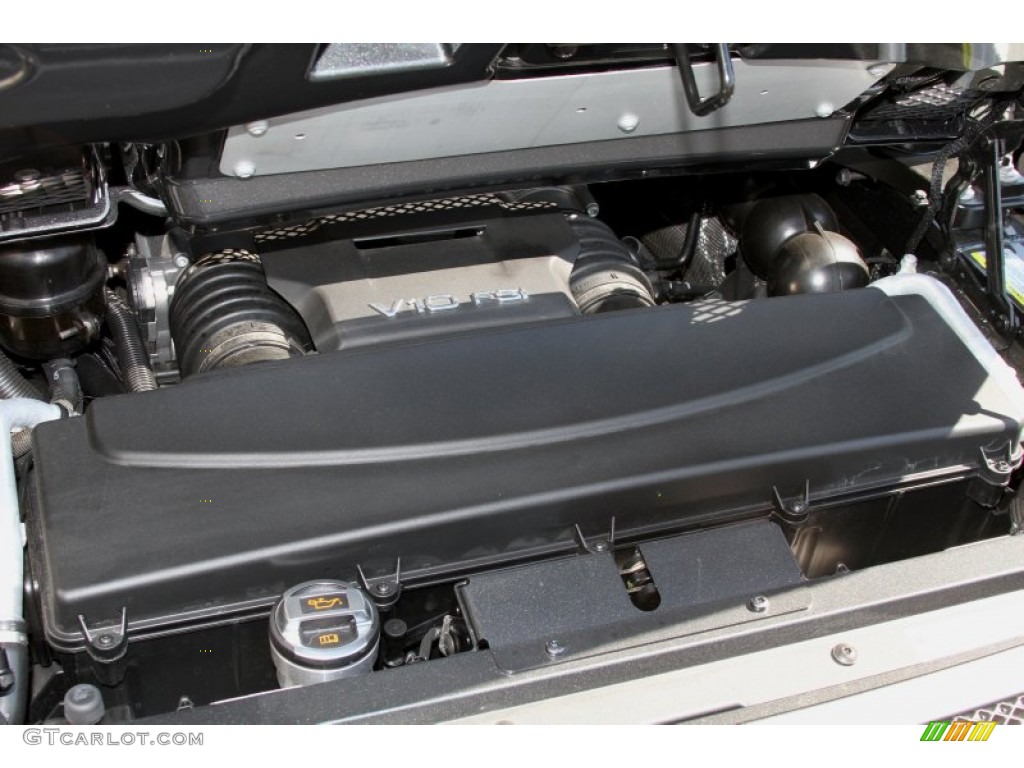2011 Audi R8 Spyder 5.2 FSI quattro 5.2 Liter FSI DOHC 40-Valve VVT V10 Engine Photo #66717676