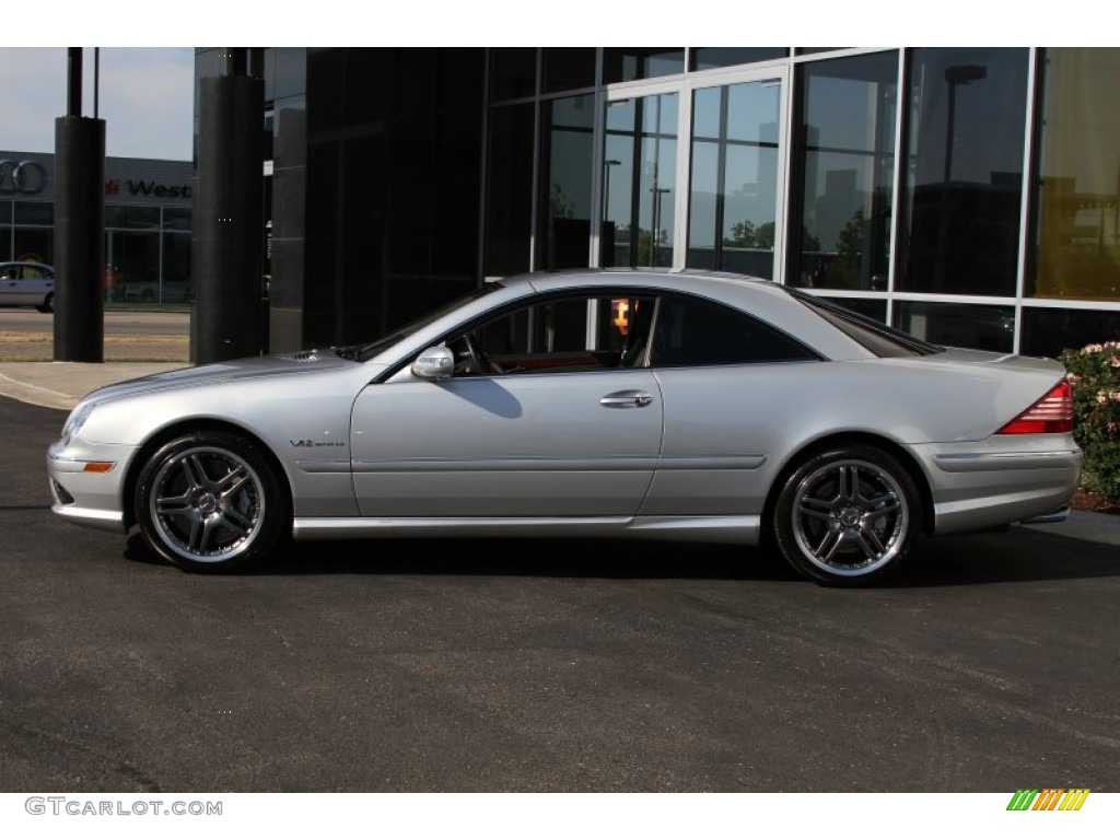 Brilliant Silver Metallic 2005 Mercedes-Benz CL 65 AMG Exterior Photo #66717702
