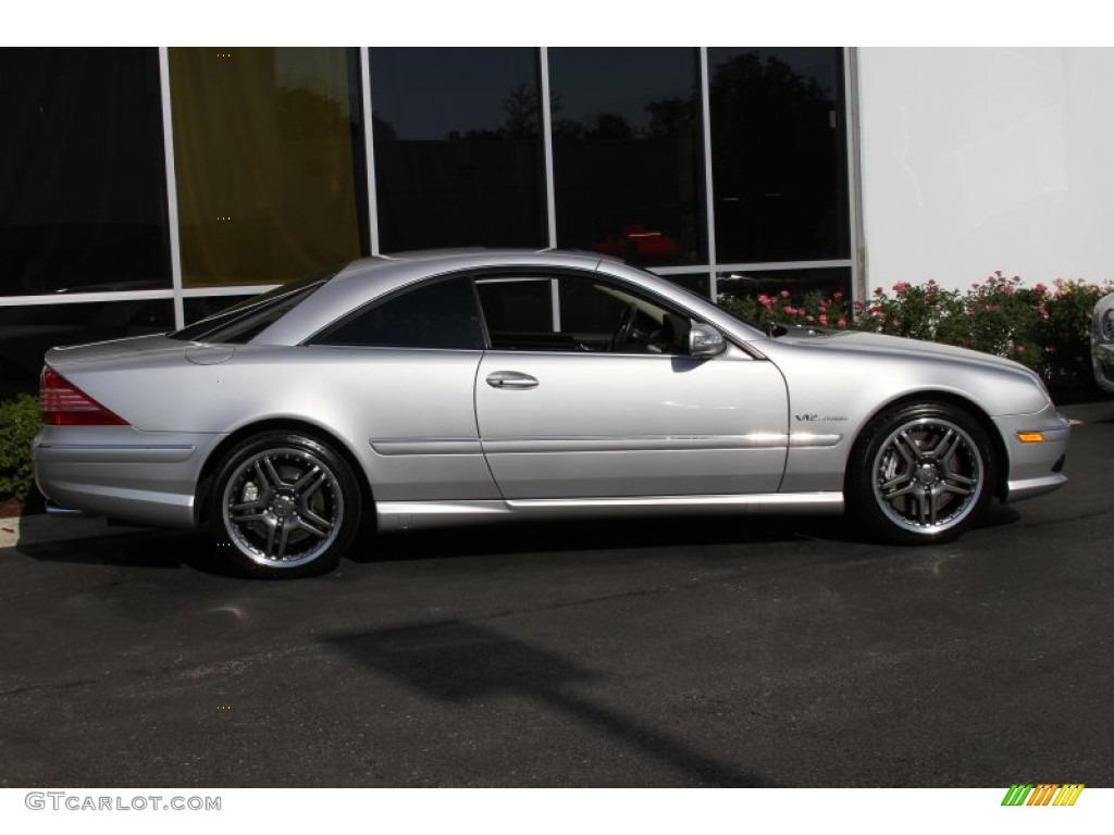 Brilliant Silver Metallic 2005 Mercedes-Benz CL 65 AMG Exterior Photo #66717747