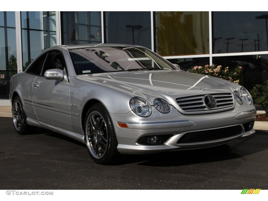 Brilliant Silver Metallic 2005 Mercedes-Benz CL 65 AMG Exterior Photo #66717757