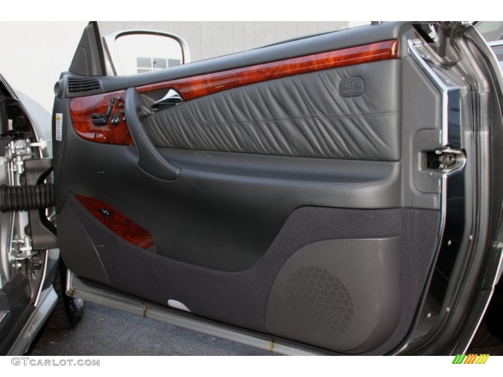2005 Mercedes-Benz CL 65 AMG Charcoal Door Panel Photo #66717971