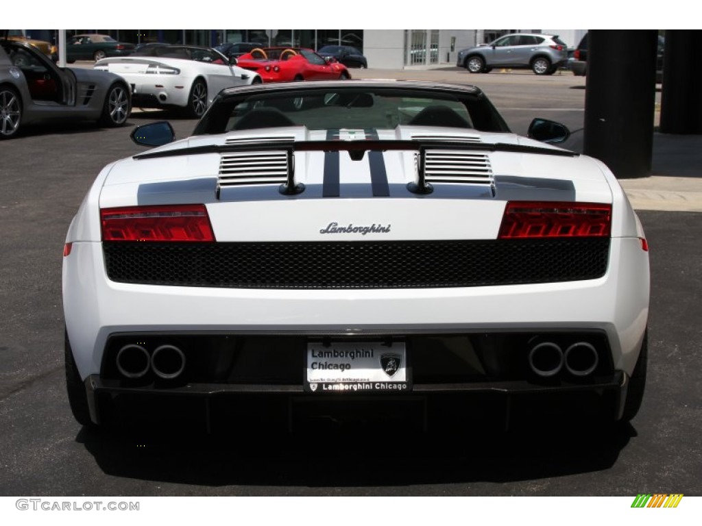 2012 Gallardo LP 570-4 Spyder Performante - Bianco Monocerus / Black Alcantara photo #4