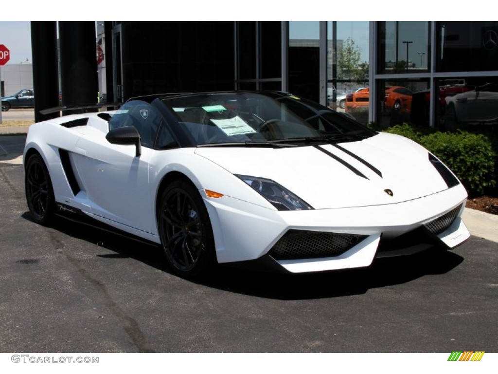 Bianco Monocerus 2012 Lamborghini Gallardo LP 570-4 Spyder Performante Exterior Photo #66718212