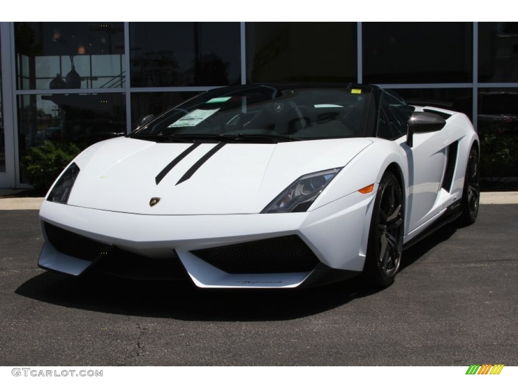 2012 Gallardo LP 570-4 Spyder Performante - Bianco Monocerus / Black Alcantara photo #10