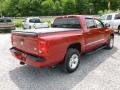 2008 Inferno Red Crystal Pearl Dodge Dakota SLT Crew Cab 4x4  photo #6