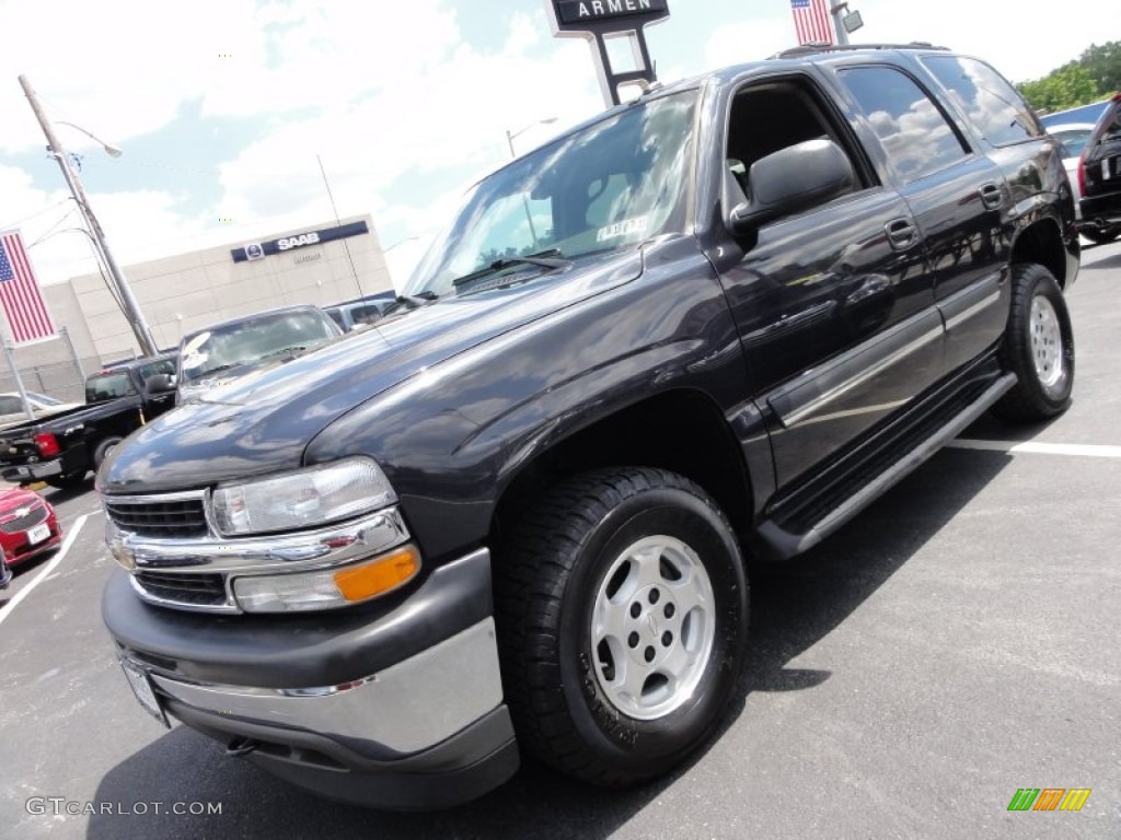 2005 Tahoe LS 4x4 - Black / Gray/Dark Charcoal photo #3