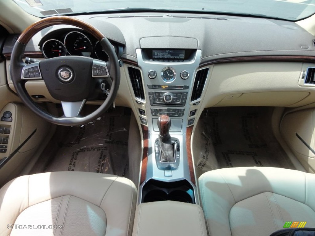 2009 Cadillac CTS 4 AWD Sedan Cashmere/Cocoa Dashboard Photo #66719786