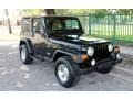 Black 2001 Jeep Wrangler Sport 4x4 Exterior