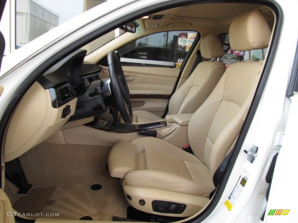 2008 3 Series 335i Sedan - Alpine White / Beige photo #2