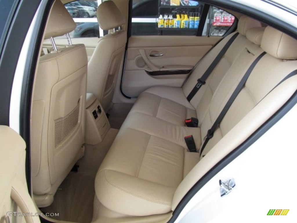 2008 3 Series 335i Sedan - Alpine White / Beige photo #4