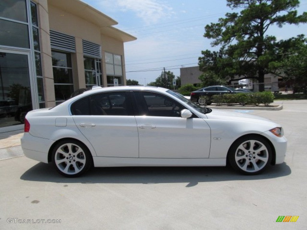 2008 3 Series 335i Sedan - Alpine White / Beige photo #6