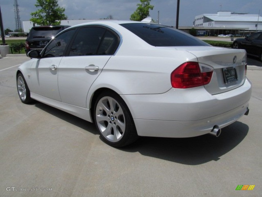 2008 3 Series 335i Sedan - Alpine White / Beige photo #9