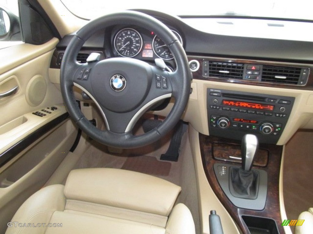 2008 3 Series 335i Sedan - Alpine White / Beige photo #11