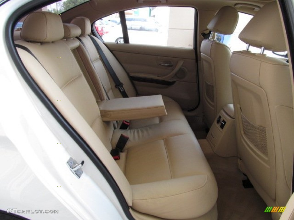 2008 3 Series 335i Sedan - Alpine White / Beige photo #14