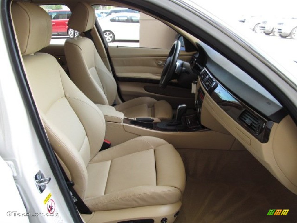 2008 3 Series 335i Sedan - Alpine White / Beige photo #15