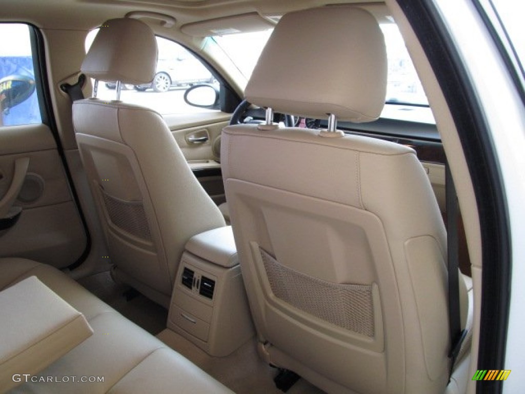 2008 3 Series 335i Sedan - Alpine White / Beige photo #17