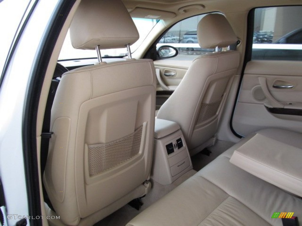 2008 3 Series 335i Sedan - Alpine White / Beige photo #34