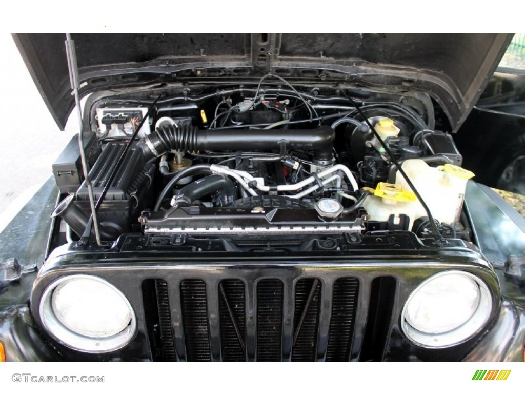 2001 Jeep Wrangler Sport 4x4 Engine Photos