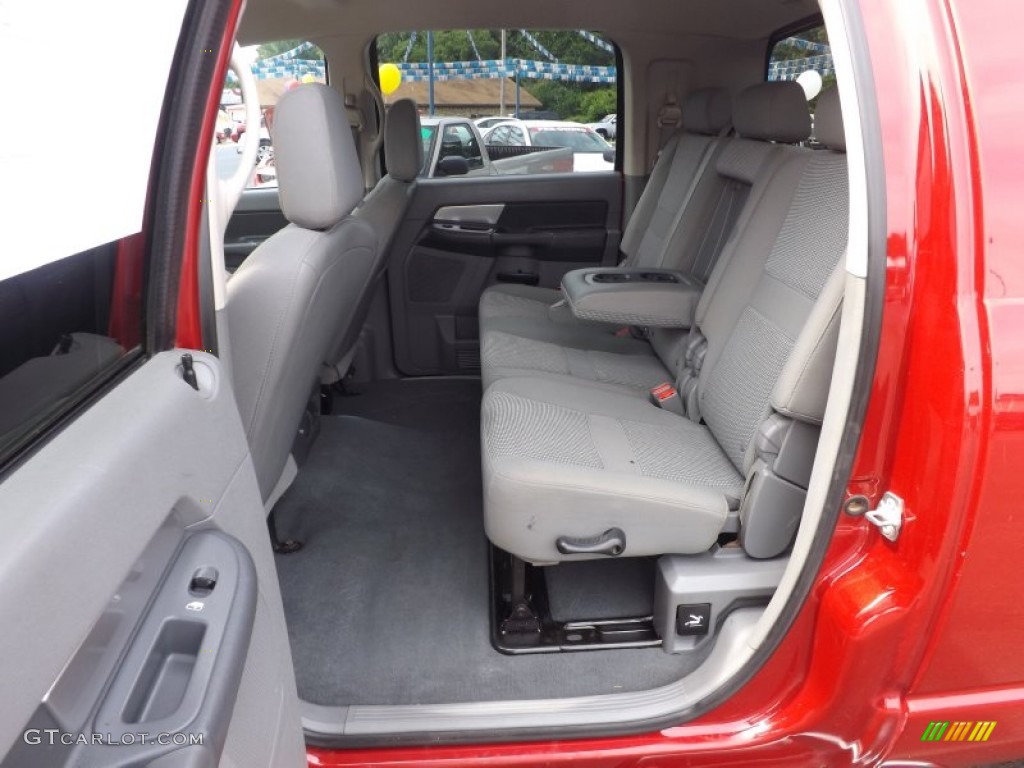 Medium Slate Gray Interior 2008 Dodge Ram 3500 SLT Mega Cab 4x4 Dually Photo #66720725