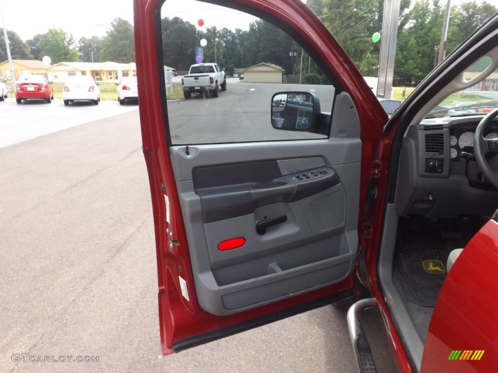 2008 Ram 3500 SLT Mega Cab 4x4 Dually - Inferno Red Crystal Pearl / Medium Slate Gray photo #16