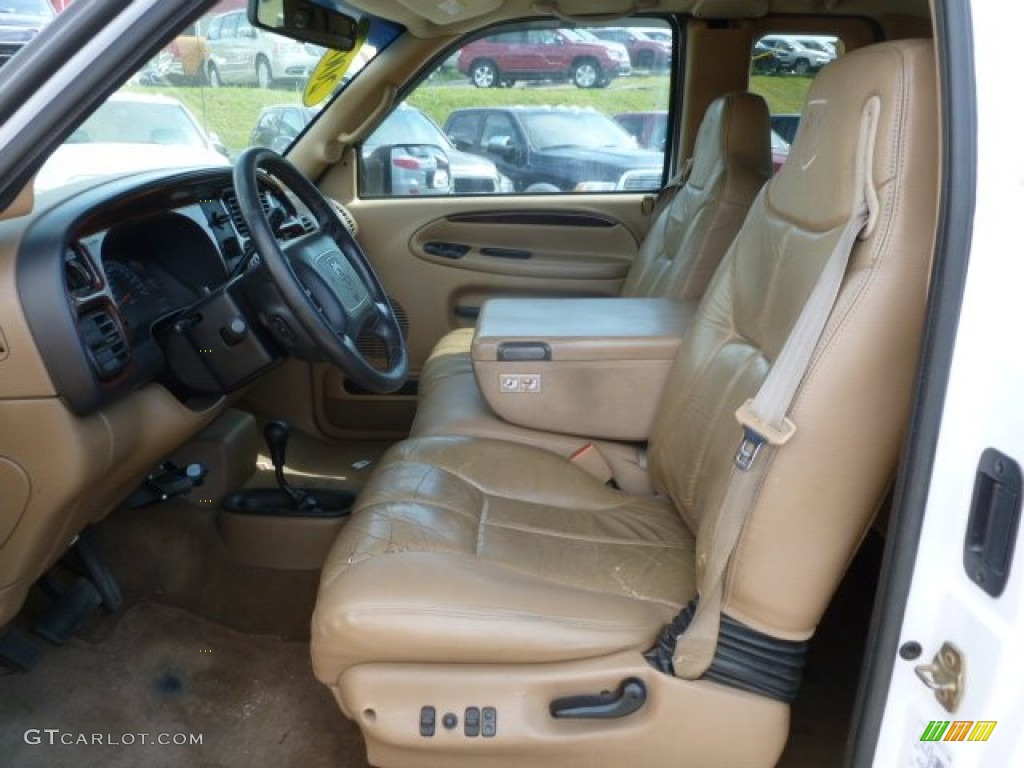Camel/Tan Interior 2000 Dodge Ram 2500 SLT Extended Cab 4x4 Photo #66720752