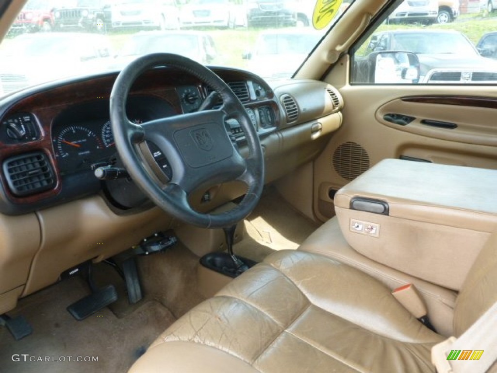 Camel/Tan Interior 2000 Dodge Ram 2500 SLT Extended Cab 4x4 Photo #66720764
