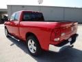 2010 Flame Red Dodge Ram 1500 Big Horn Quad Cab  photo #3