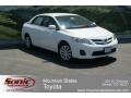 2012 Super White Toyota Corolla LE  photo #1