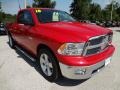 2010 Flame Red Dodge Ram 1500 Big Horn Quad Cab  photo #10