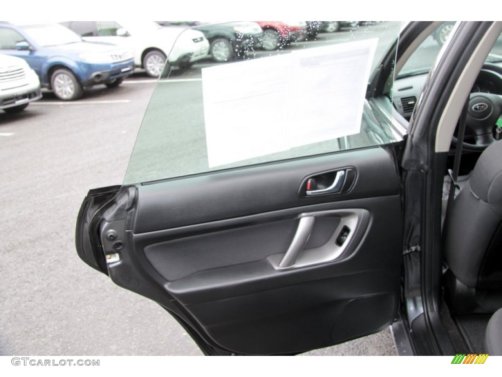 2009 Outback 2.5i Wagon - Diamond Gray Metallic / Off Black photo #24