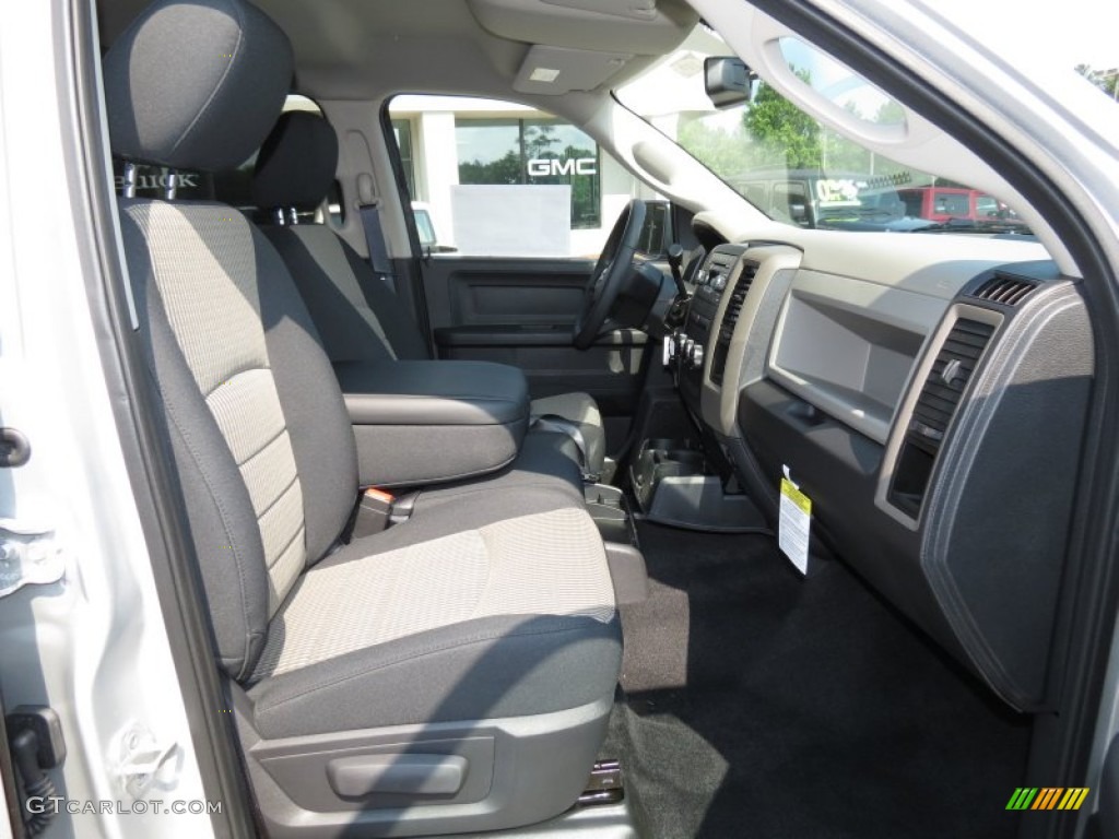 2012 Ram 1500 Express Crew Cab - Bright Silver Metallic / Dark Slate Gray/Medium Graystone photo #15