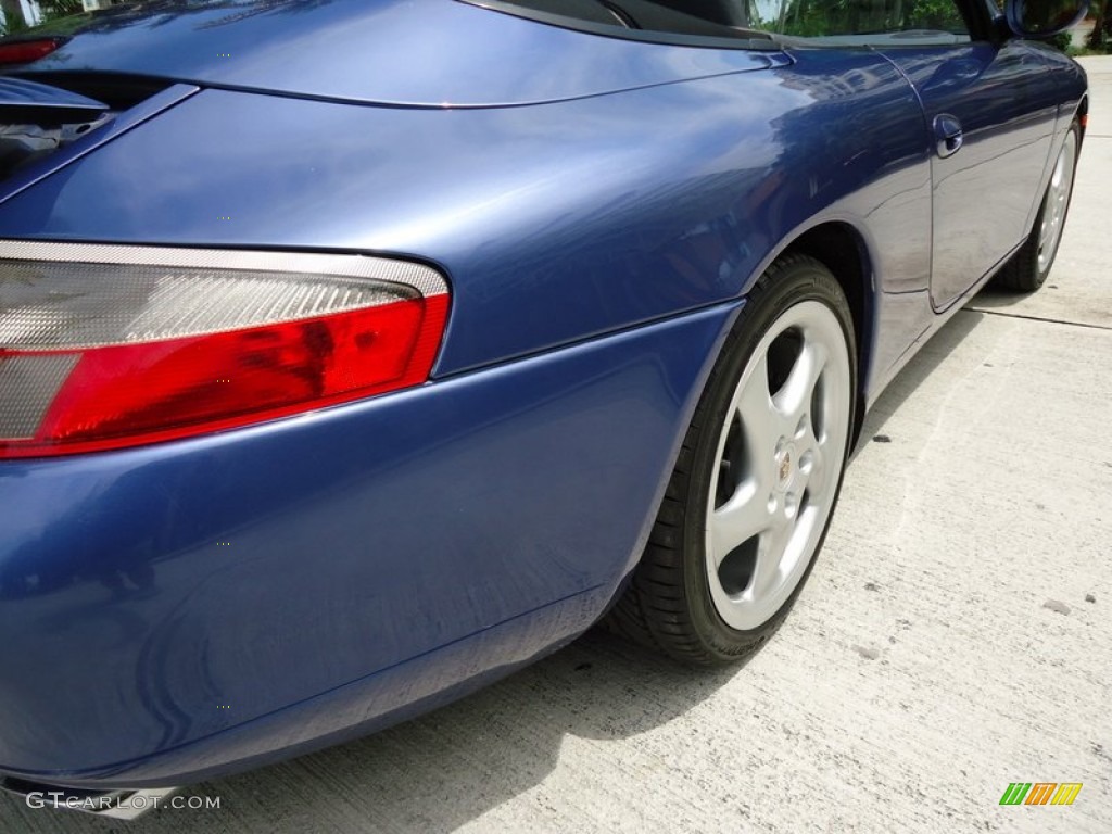 1999 911 Carrera Cabriolet - Zenith Blue Metallic / Graphite Grey photo #4