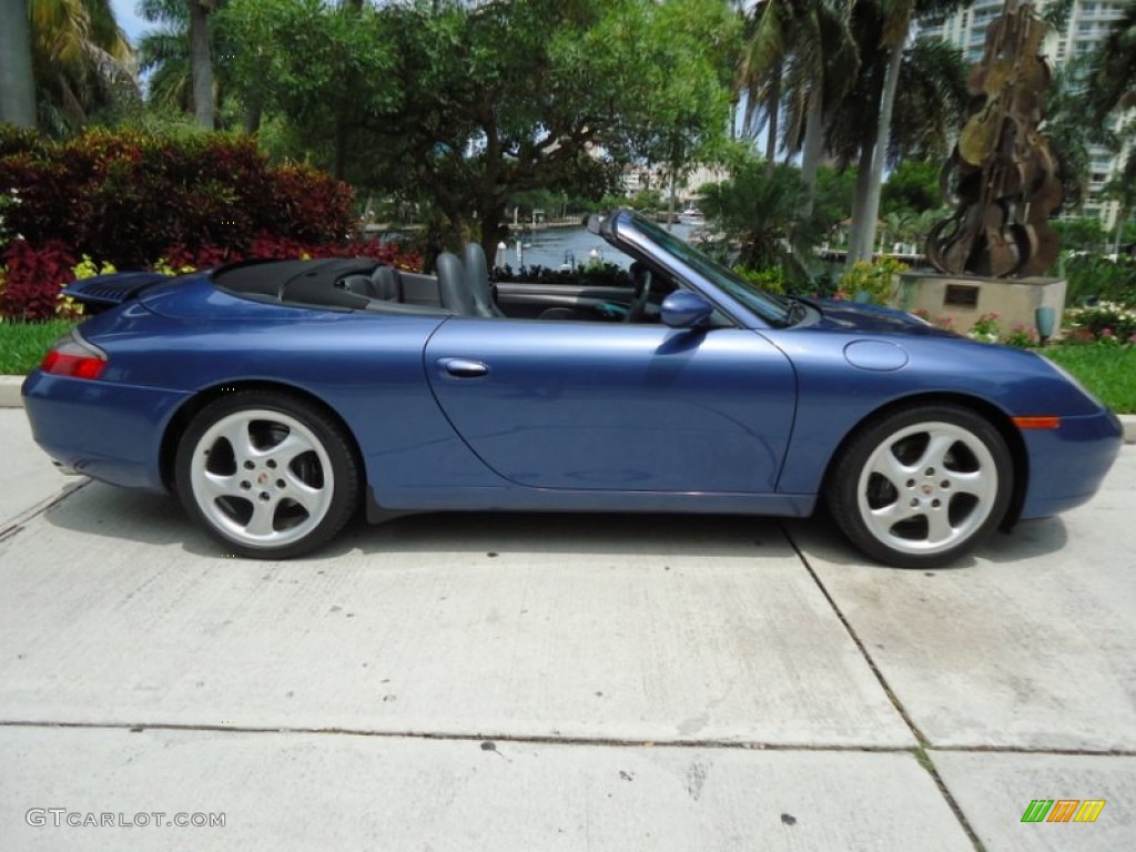 Zenith Blue Metallic 1999 Porsche 911 Carrera Cabriolet Exterior Photo #66722744