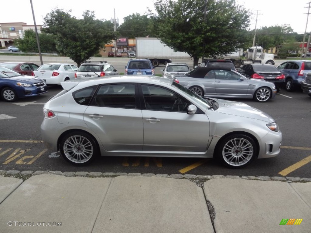 2010 Impreza WRX STi - Spark Silver Metallic / Black Alcantara/Carbon Black Leather photo #12