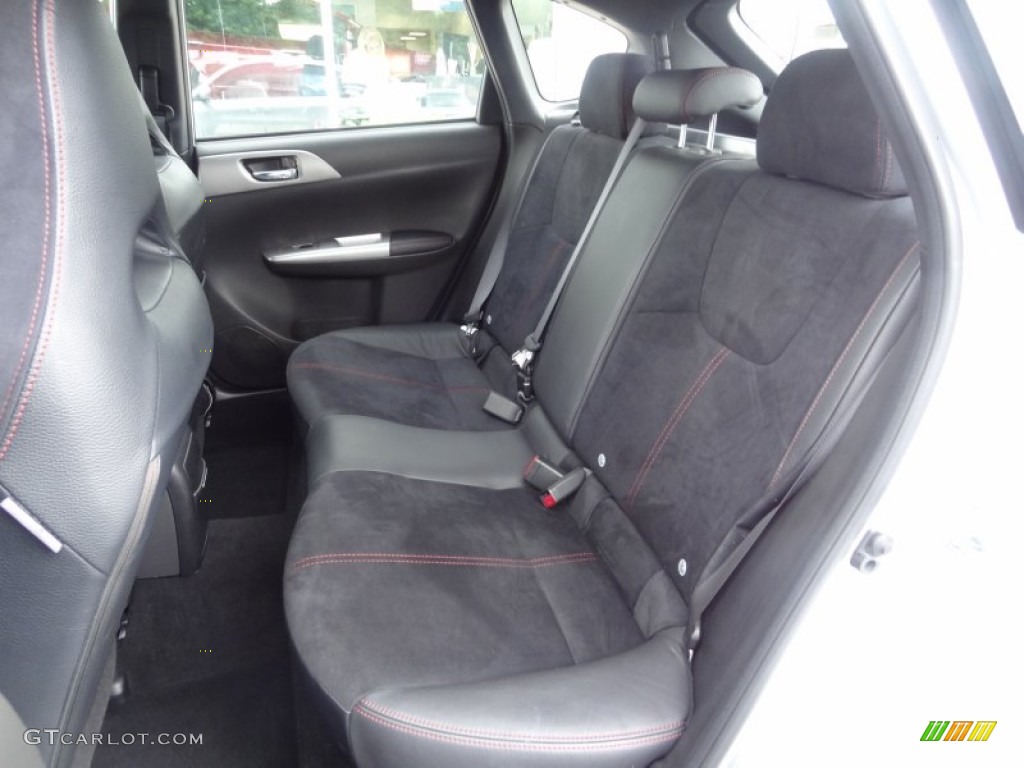 Black Alcantara/Carbon Black Leather Interior 2010 Subaru Impreza WRX STi Photo #66722849