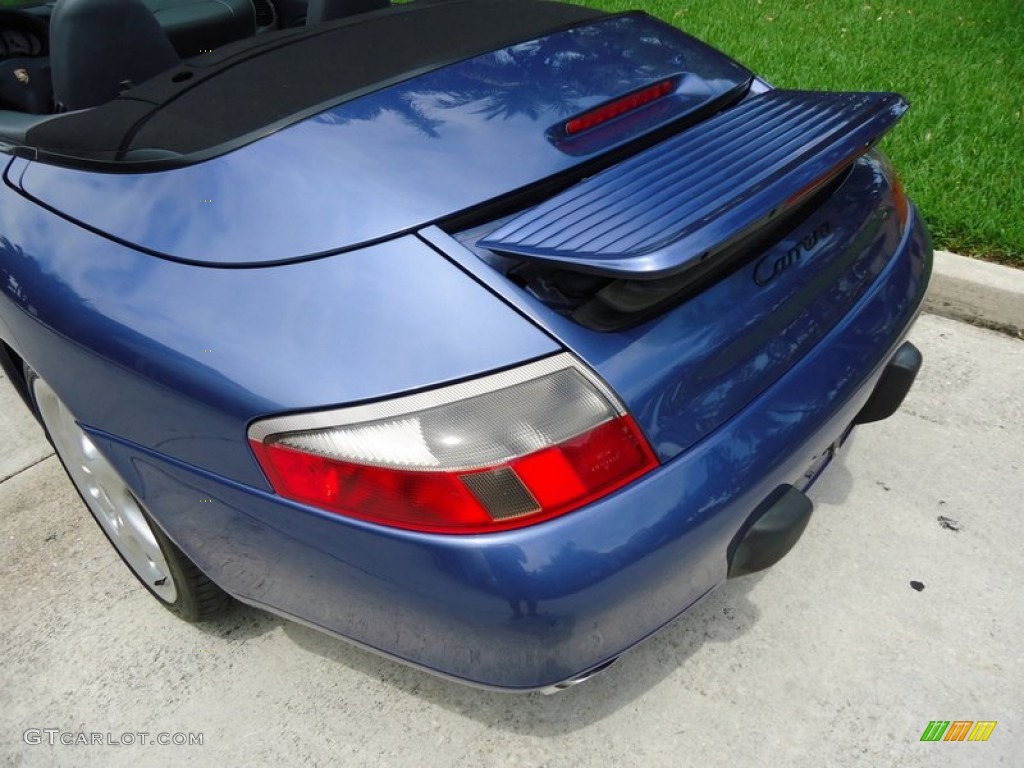 1999 911 Carrera Cabriolet - Zenith Blue Metallic / Graphite Grey photo #28