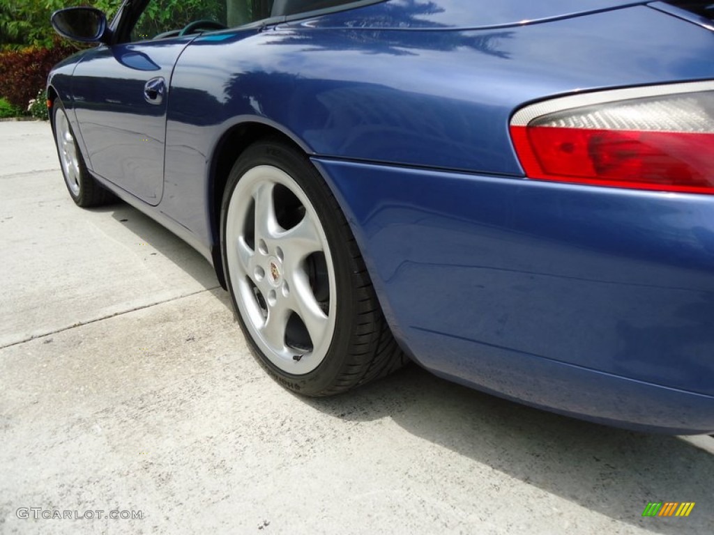 1999 911 Carrera Cabriolet - Zenith Blue Metallic / Graphite Grey photo #38