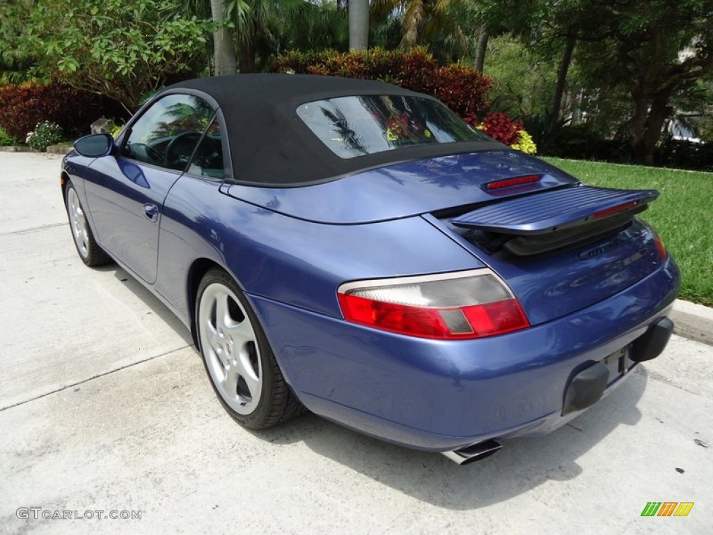 1999 911 Carrera Cabriolet - Zenith Blue Metallic / Graphite Grey photo #40