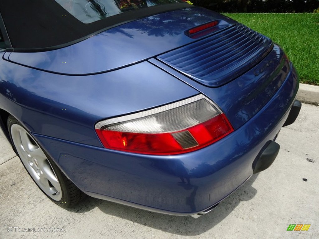 1999 911 Carrera Cabriolet - Zenith Blue Metallic / Graphite Grey photo #42