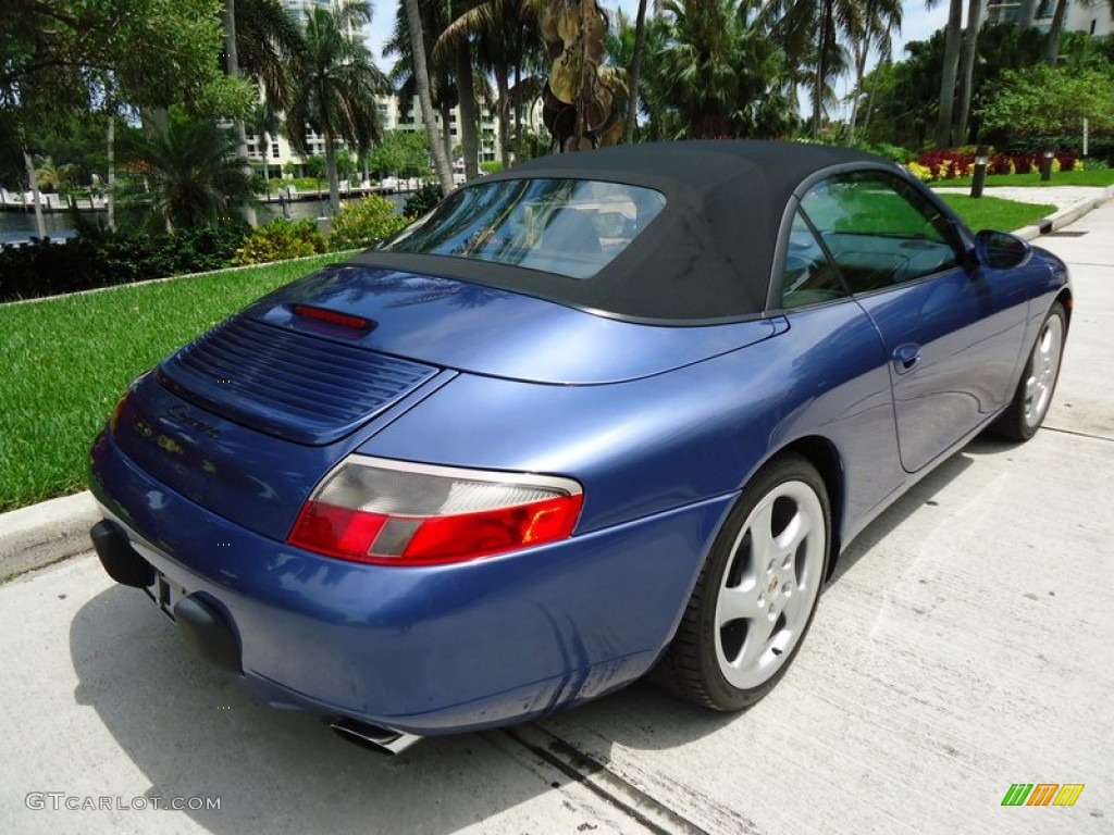 1999 911 Carrera Cabriolet - Zenith Blue Metallic / Graphite Grey photo #46