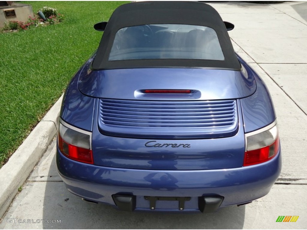 1999 911 Carrera Cabriolet - Zenith Blue Metallic / Graphite Grey photo #47