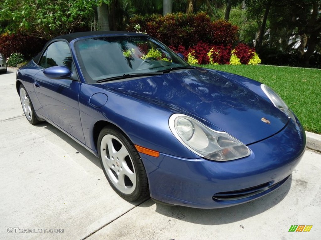 1999 911 Carrera Cabriolet - Zenith Blue Metallic / Graphite Grey photo #50